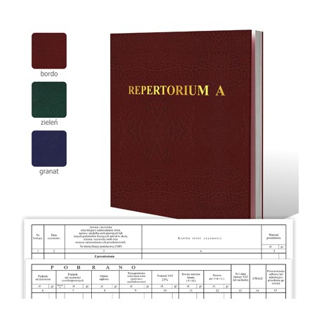 Repertorium “A” 100 str.